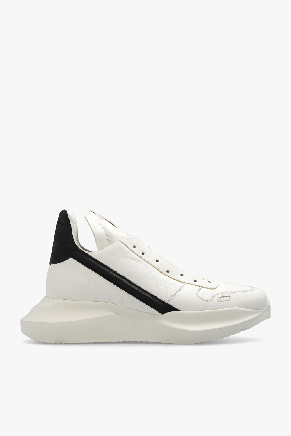 Cream 'Geth Runner' sneakers Rick Owens - BOSS logo-tape leather